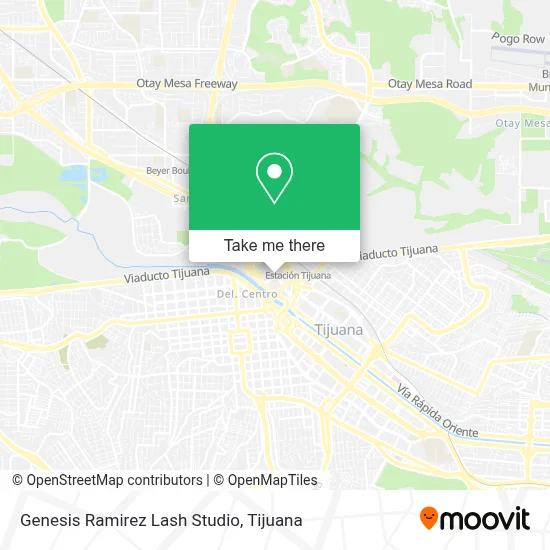 Genesis Ramirez Lash Studio map