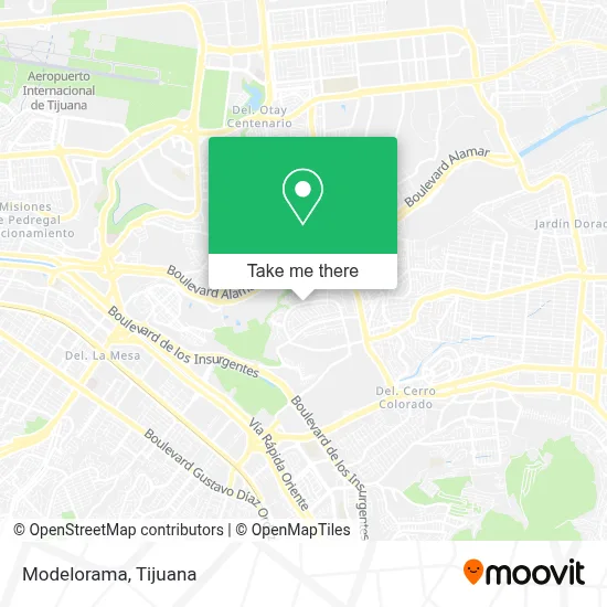 Modelorama map