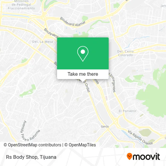 Rs Body Shop map
