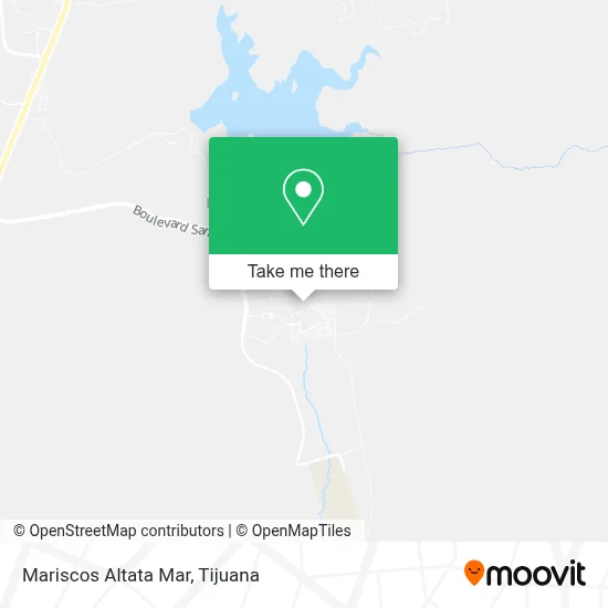 Mariscos Altata Mar map