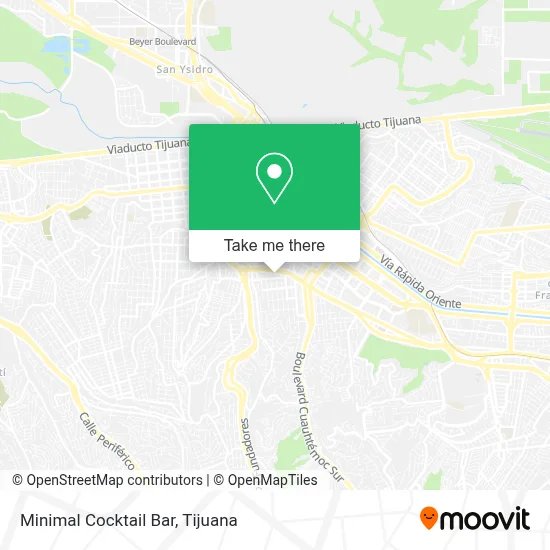 Minimal Cocktail Bar map