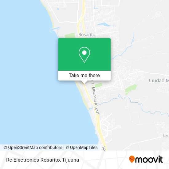 Rc Electronics Rosarito map