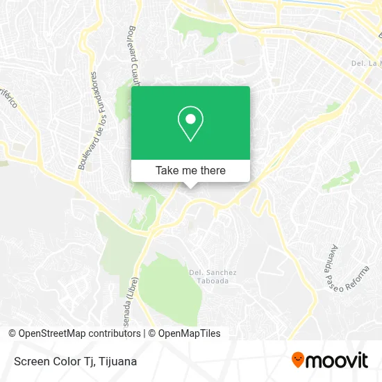 Screen Color Tj map