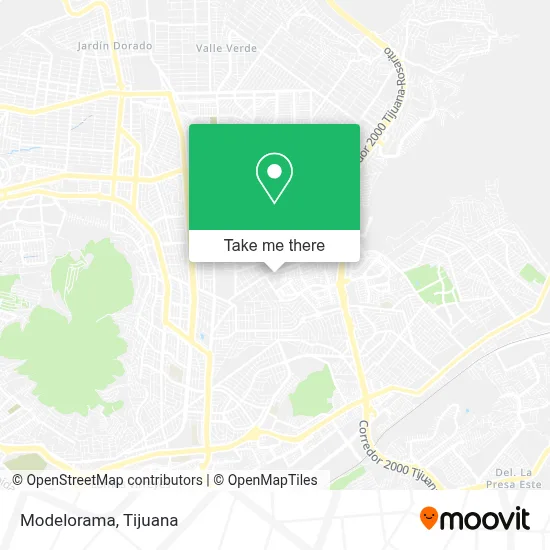 Modelorama map