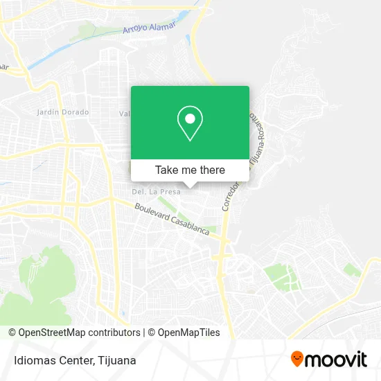 Idiomas Center map