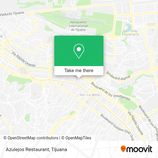 Azulejos Restaurant map