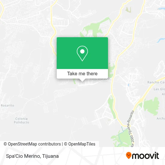 Spa'Cio Merino map