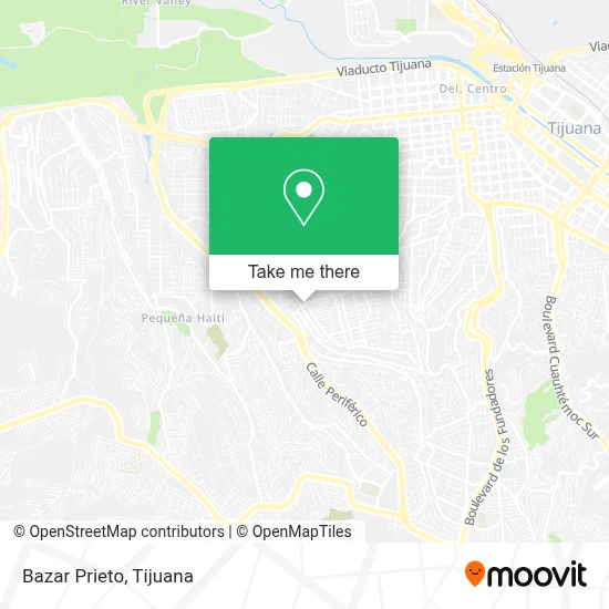 Bazar Prieto map