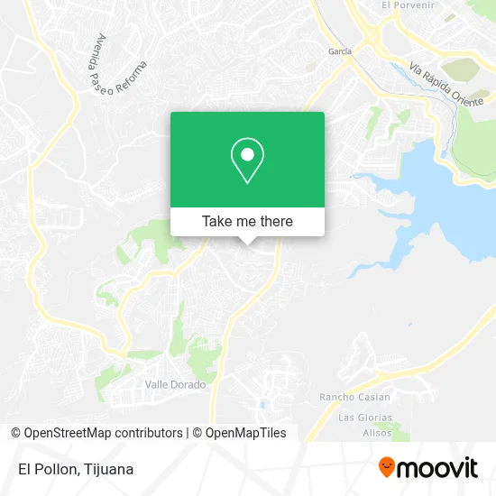 El Pollon map