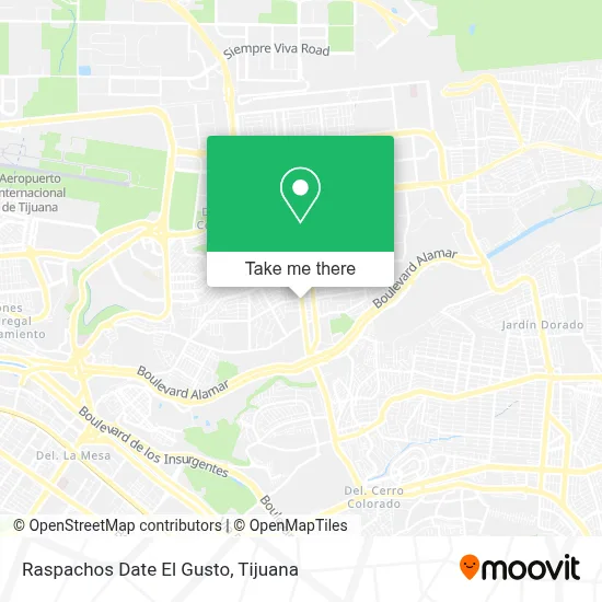 Raspachos Date El Gusto map