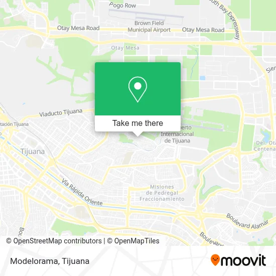 Modelorama map
