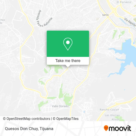 Quesos Don Chuy map