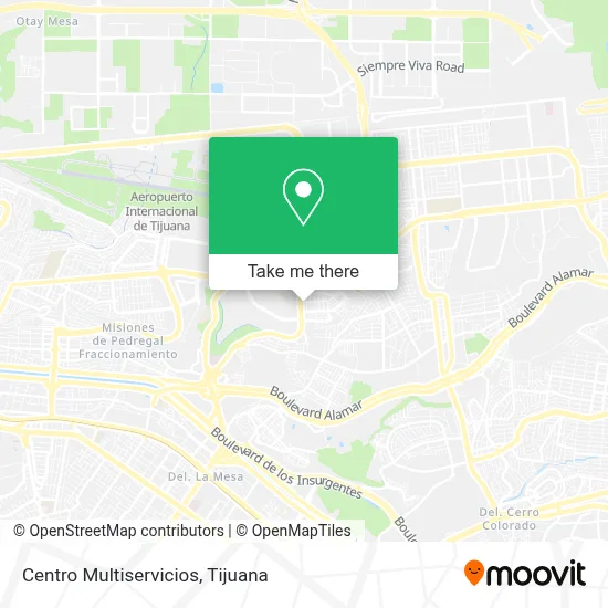 Centro Multiservicios map