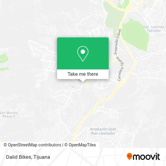 Dalid Bikes map