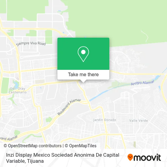 Inzi Display Mexico Sociedad Anonima De Capital Variable map