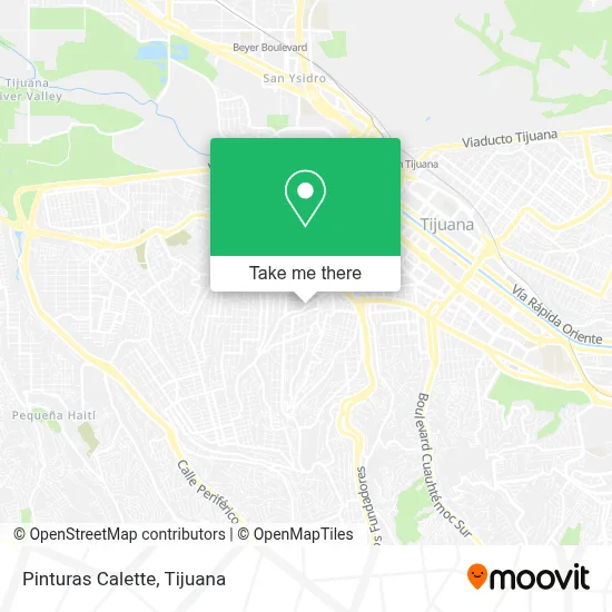 Pinturas Calette map