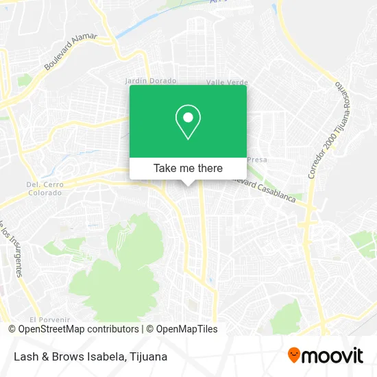 Lash & Brows  Isabela map