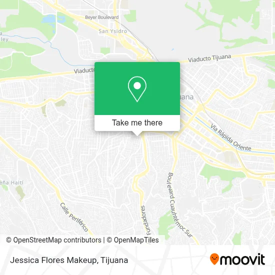 Jessica Flores Makeup map