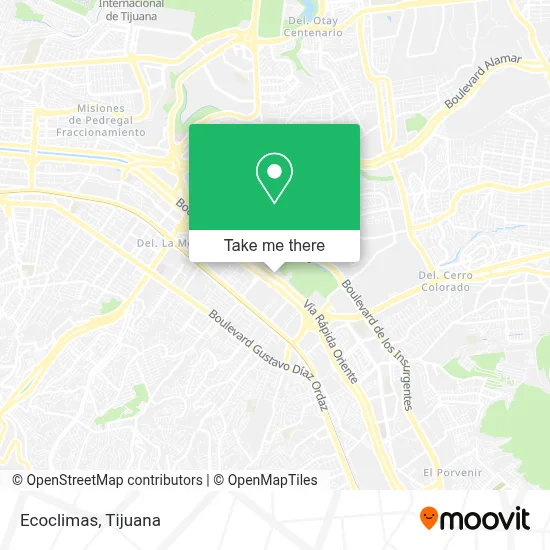 Ecoclimas map