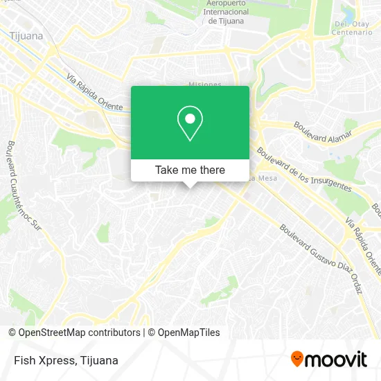 Fish Xpress map