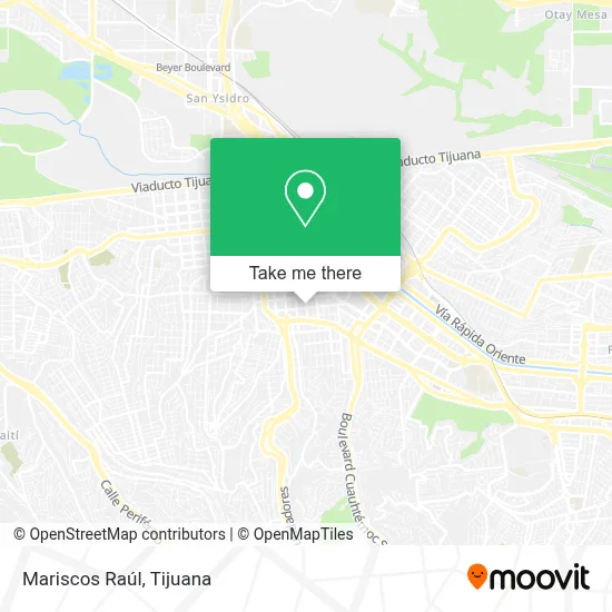 Mariscos Raúl map