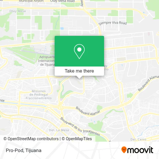 Pro-Pod map