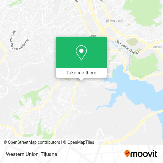 Western Union map