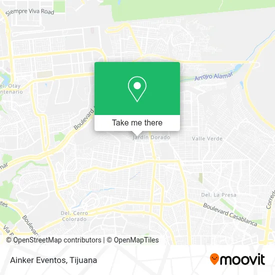 Ainker Eventos map