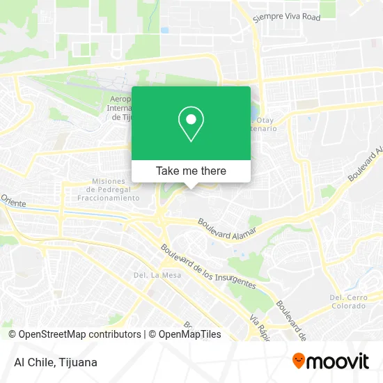 Al Chile map