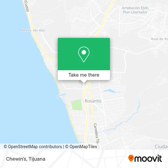 Chewin's map