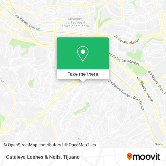 Cataleya Lashes & Nails map