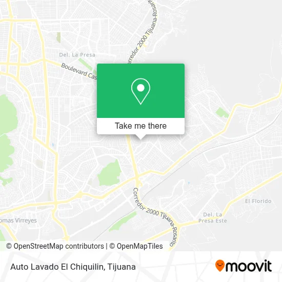 Auto Lavado El Chiquilin map