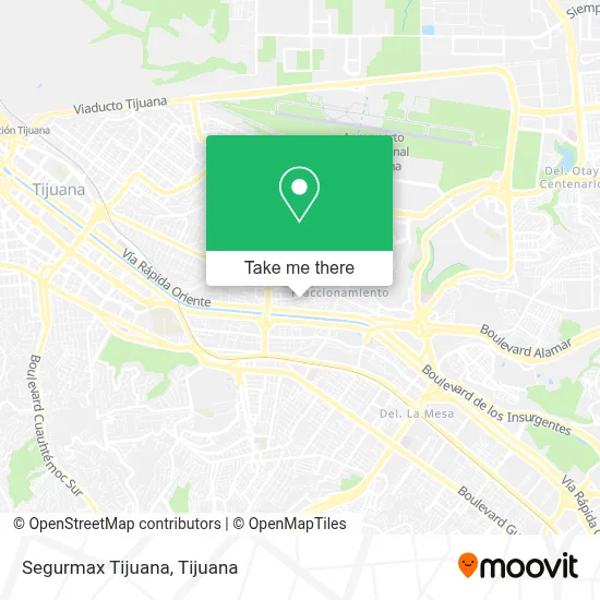 Segurmax Tijuana map