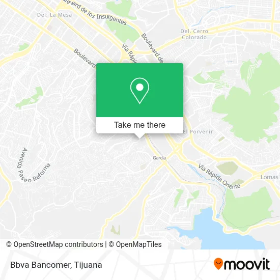 Bbva Bancomer map