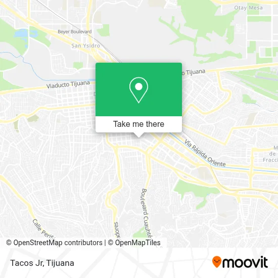 Tacos Jr map