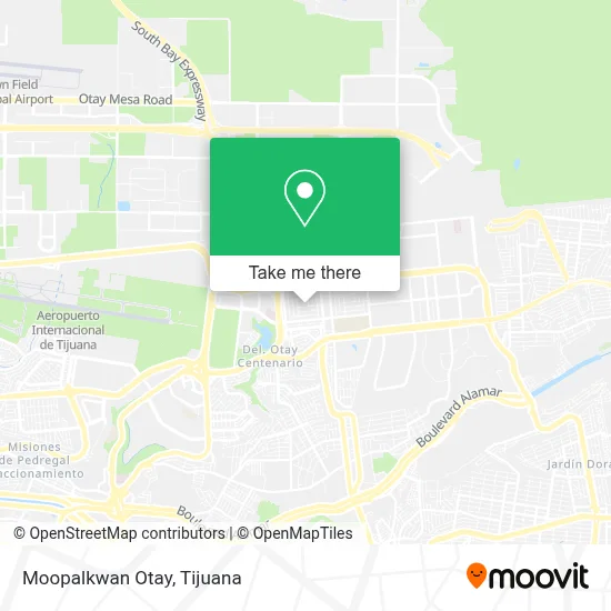 Moopalkwan Otay map