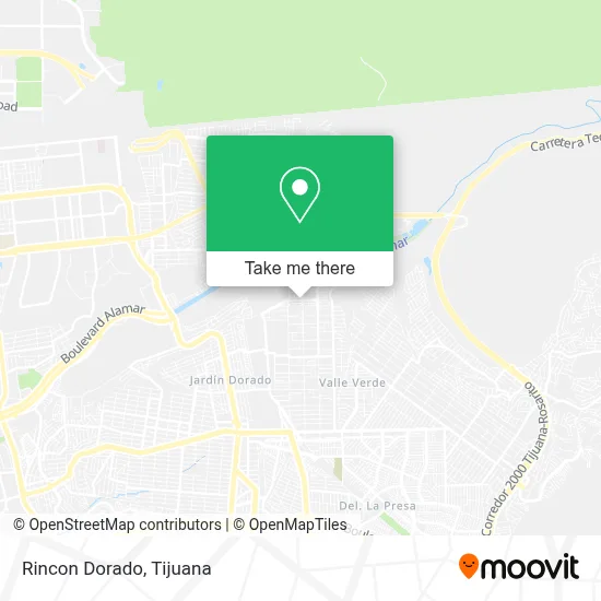 Rincon Dorado map