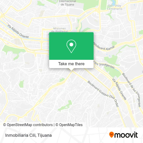 Inmobiliaria Cili map