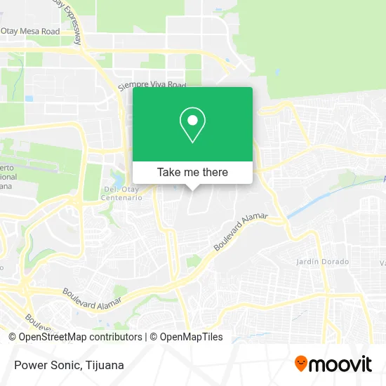 Power Sonic map
