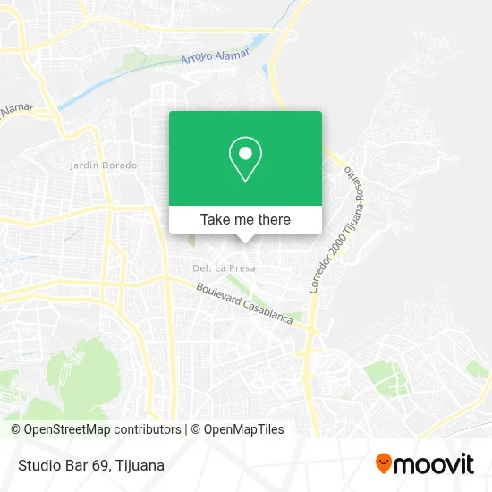 Studio Bar 69 map