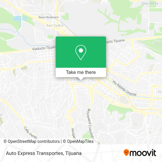 Auto Express Transportes map