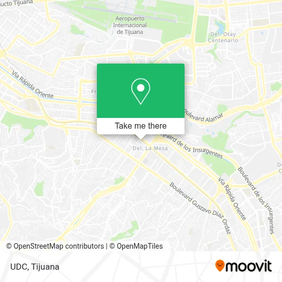 Udc map