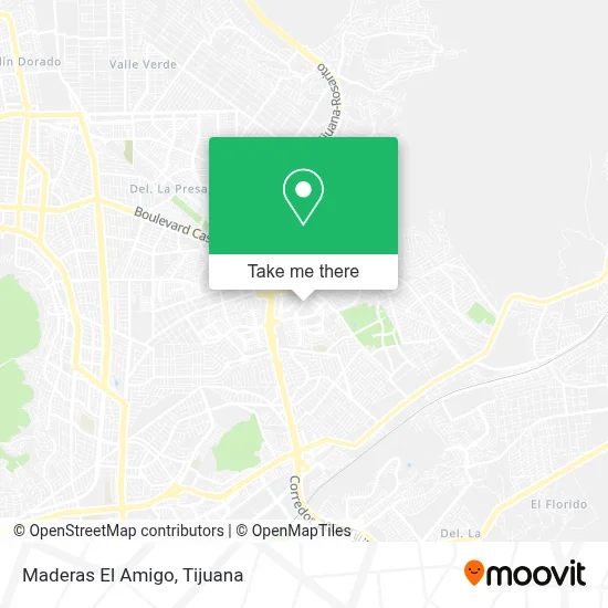 Maderas El Amigo map