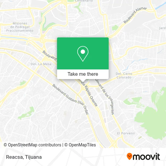 Reacsa map