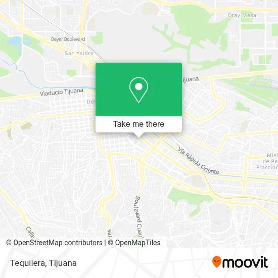 Tequilera map
