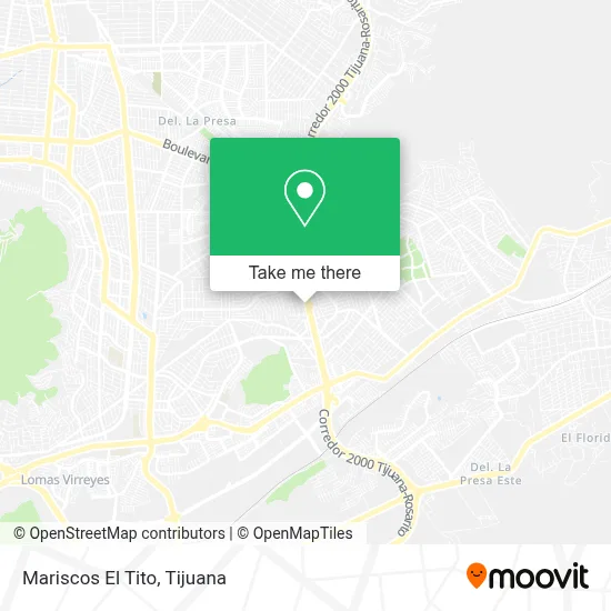 Mariscos El Tito map