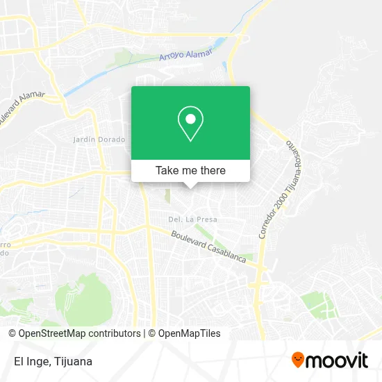 El Inge map