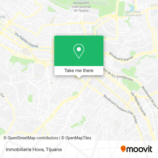 Inmobiliaria Hova map