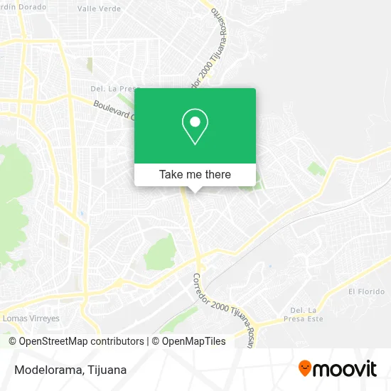 Modelorama map