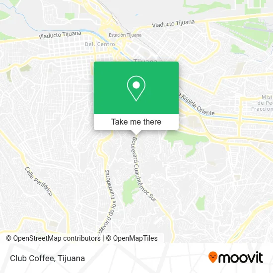 Club Coffee map